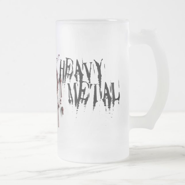 Heavy Metal Frosted Mug (Right)