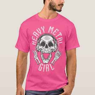 Heavy Metal Girl Shirt Hard Rock Metalhead Heavy M