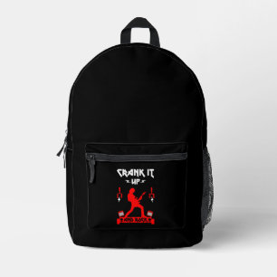 Heavy Metal Guitar Legend Printed Backpack