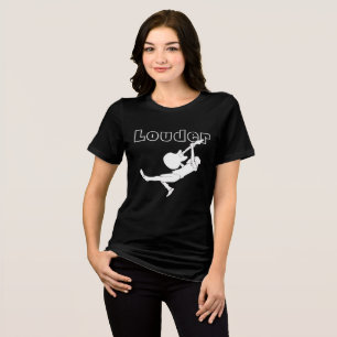 Heavy Metal Guitarist Love it Loud Tri-Blend Shirt