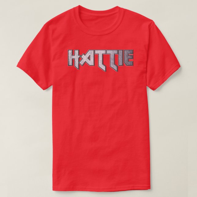 Heavy metal Hattie T-Shirt (Design Front)