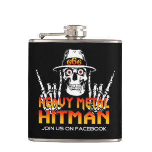 Heavy Metal Hitman Flask