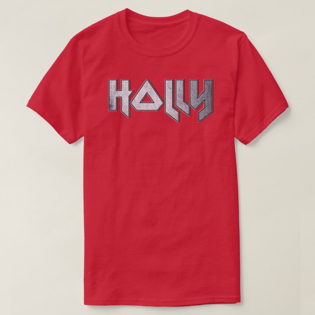 Heavy metal Holly T-Shirt (Design Front)