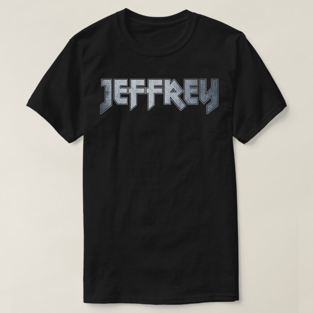 Heavy metal Jeffrey T-Shirt (Design Front)