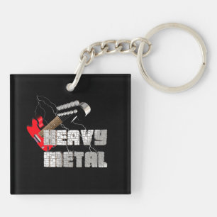 Heavy metal key ring