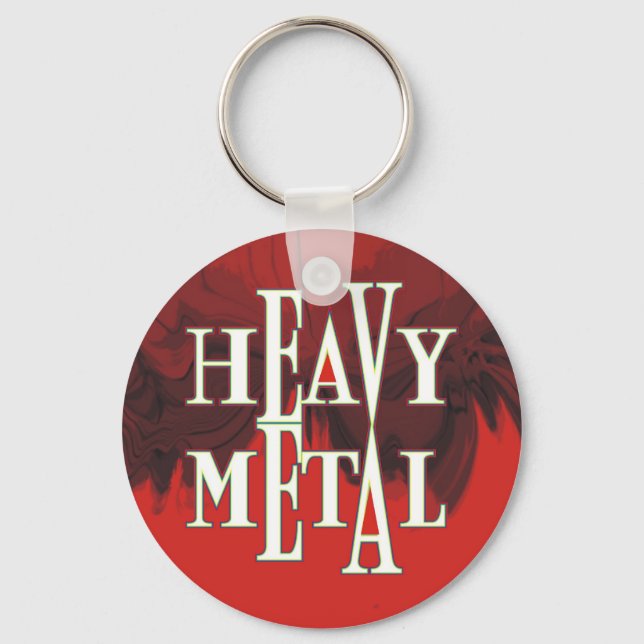 Heavy Metal Key Ring (Front)