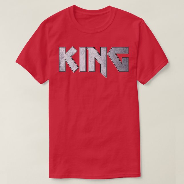 Heavy metal King T-Shirt (Design Front)