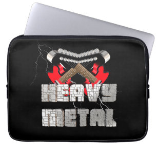 Heavy metal laptop sleeve