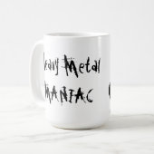 Heavy Metal Maniac Mug (Front Left)