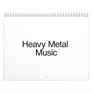 Heavy Metal Music Calendar