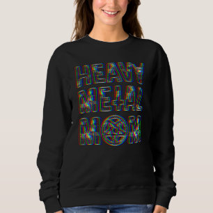 Heavy Metal Music Mum Band Concert Mother Retro Sweatshirt