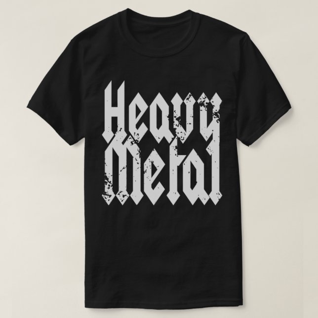 Heavy Metal Music Saying Metalhead Festival Gig He T-Shirt (Design Front)