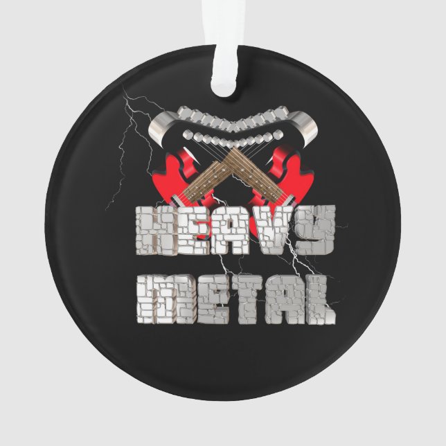 Heavy metal ornament (Back)