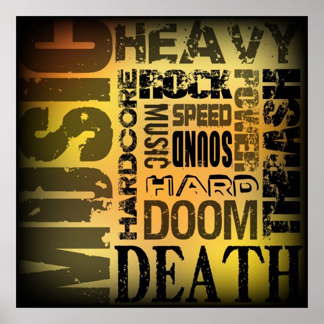 Heavy Metal Party Poster (Front)