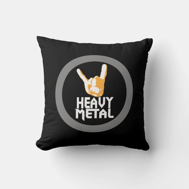 Heavy Metal Pillow (Front)