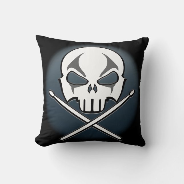 Heavy Metal Pillows Rock & Roll Drummer Pillows (Front)