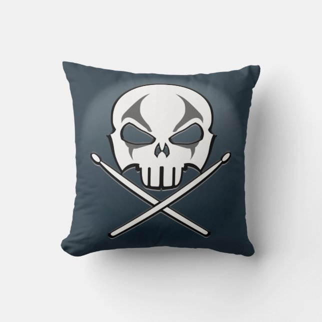 Heavy Metal Pillows Rock & Roll Drummer Pillows (Front)