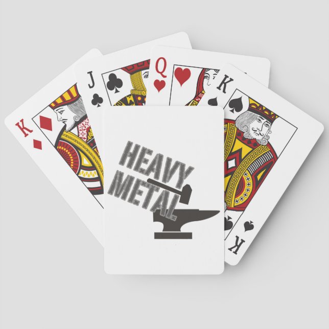 Heavy Metal Playing Cards (Back)