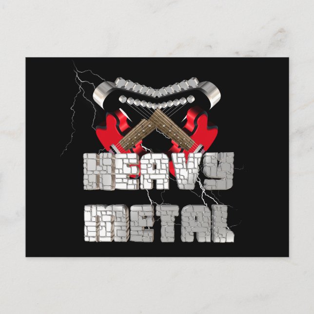 Heavy metal postcard (Front)