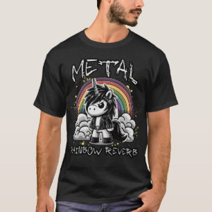 Heavy Metal Rainbow Reverb Kawaii Aesthetic Anime T-Shirt