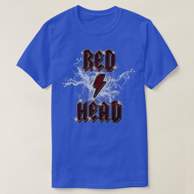 Heavy Metal RedHead T-Shirt (Design Front)