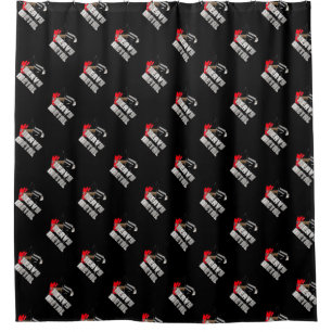 Heavy metal shower curtain