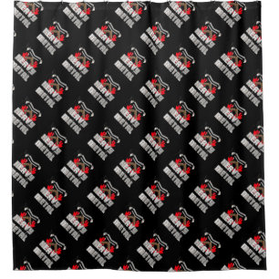 Heavy metal shower curtain