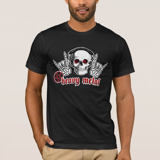 HEAVY METAL SKULL SHIRT (Front)