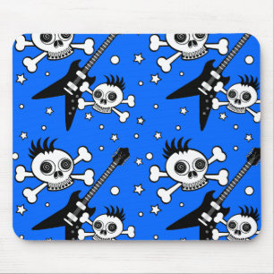 Heavy Metal Skulls Mouse Mat