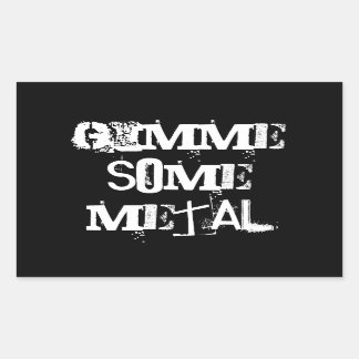 heavy metal sticker
