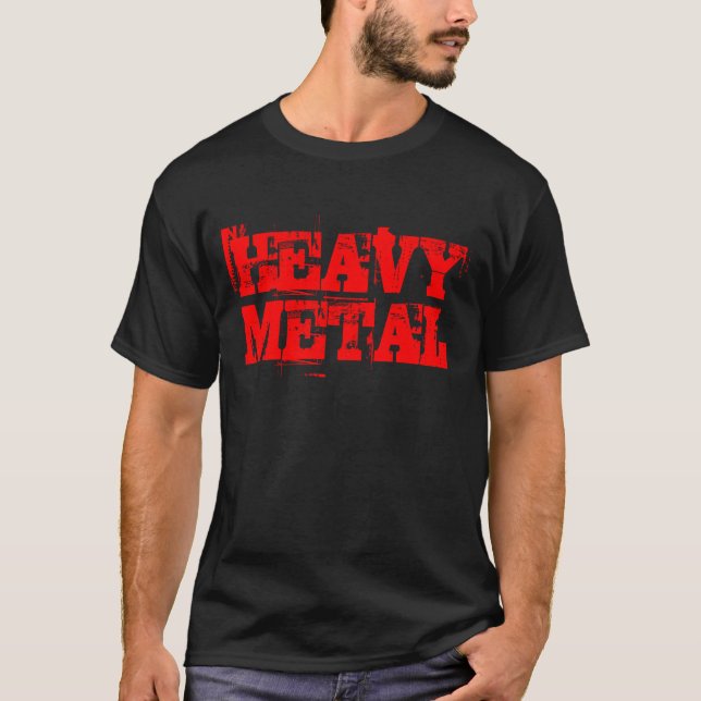 Heavy Metal T-Shirt - Heavy Metal Rock T-Shirts (Front)