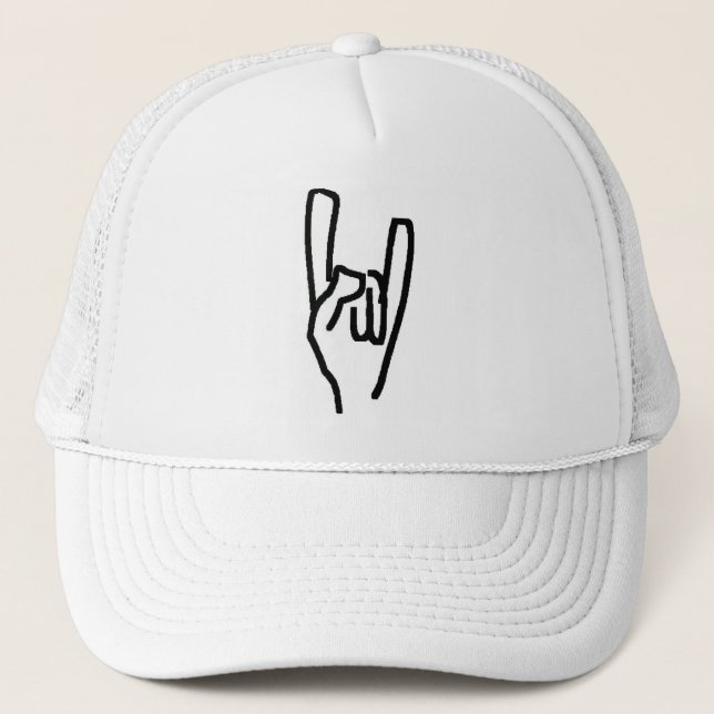 heavy metal trucker hat (Front)