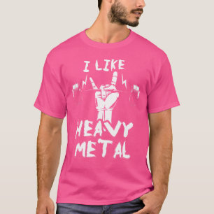Heavy Metal Weightlifting Bodybuilding Gym Workout T-Shirt