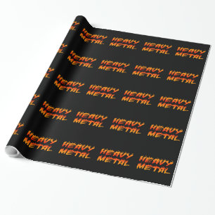 Heavy Metal Wrapping Paper