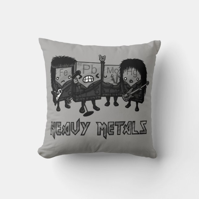 Heavy Metals Cushion (Front)