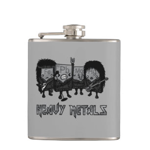 Heavy Metals Hip Flask