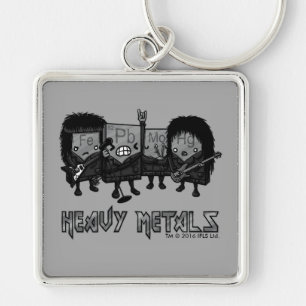 Heavy Metals Key Ring