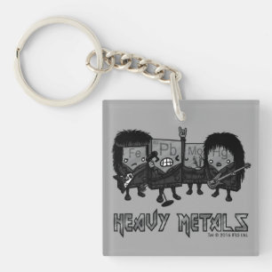 Heavy Metals Key Ring