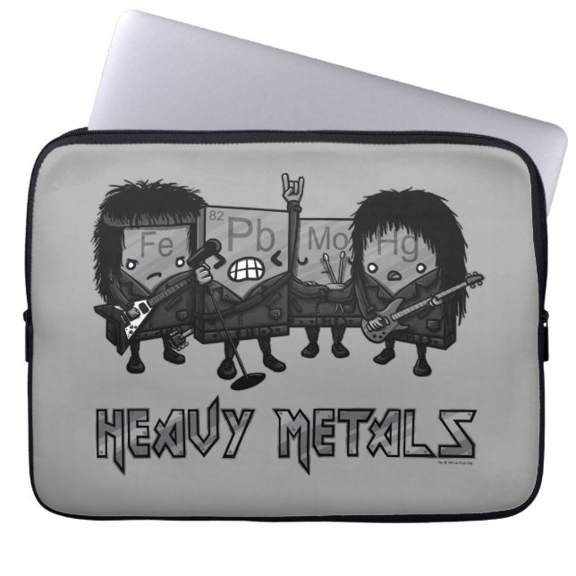 Heavy Metals Laptop Sleeve (Front)