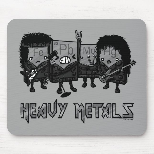 Heavy Metals Mouse Mat (Front)
