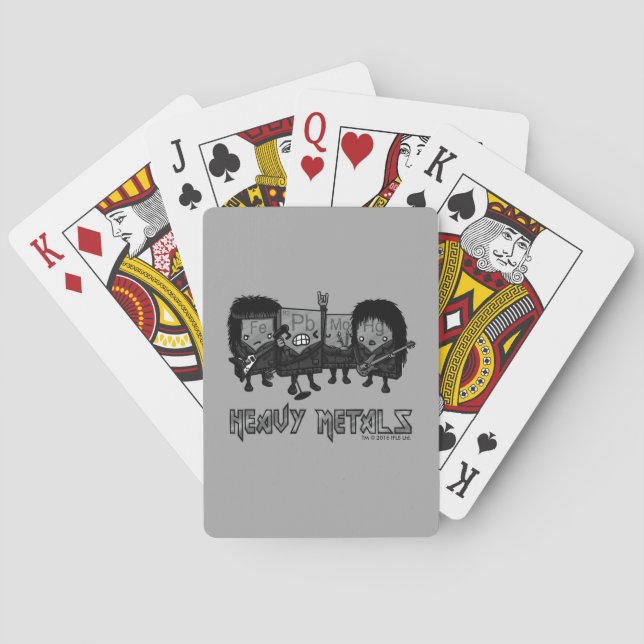 Heavy Metals Playing Cards (Back)