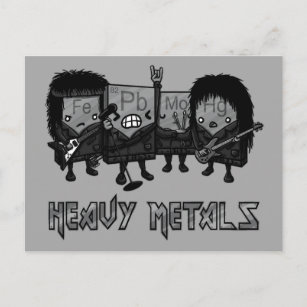 Heavy Metals Postcard
