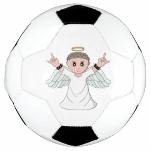 Heavy Music Loving Angel Football