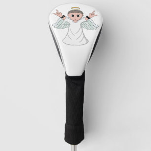 Heavy Music Loving Angel Golf Head Cover
