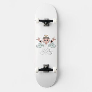 Heavy Music Loving Angel Skateboard