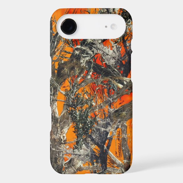 Heavy Orange Camo Case-Mate iPhone Case (Back)