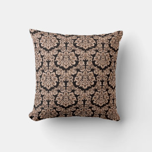 Heavy purple brocade, abstract background. cushion