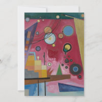 Heavy Red by Wassily Kandinsky