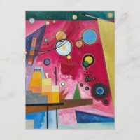 Heavy Red Painting by Kandinsky
