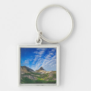 Heavy Runner And Reynolds Mountain In Morning Key Ring